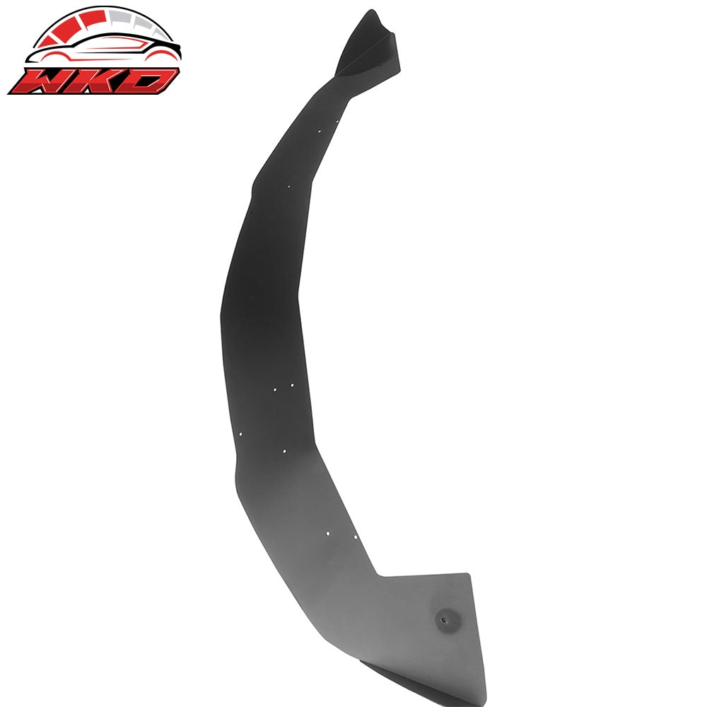 Fits 13-20 Nissan 370Z Amuse Style Front Bumper Lip Splitter Red Strut Rods