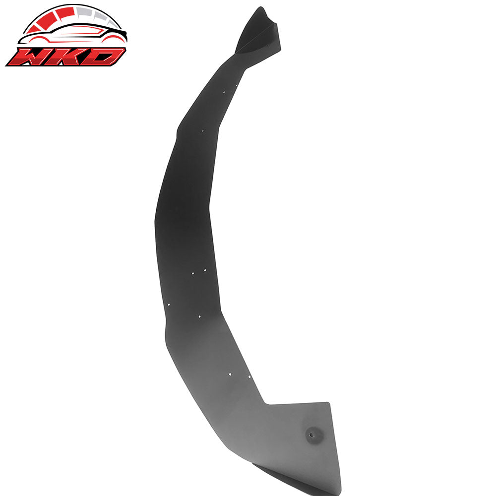Fits 13-20 Nissan 370Z Amuse Style Front Bumper Lip Splitter Red Strut Rods