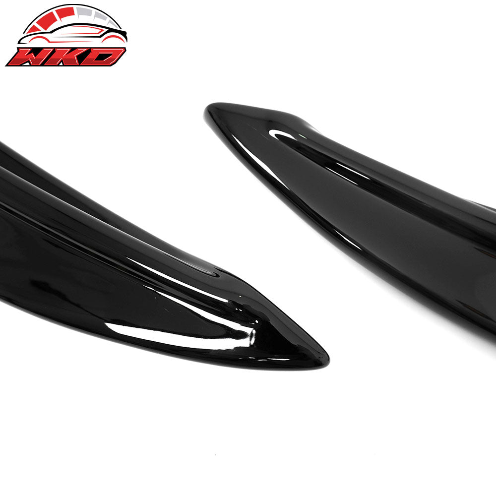 For 17-20 Lexus IS Artisan Style Front Lip& Rear Aprons& Side Skirts Gloss Black