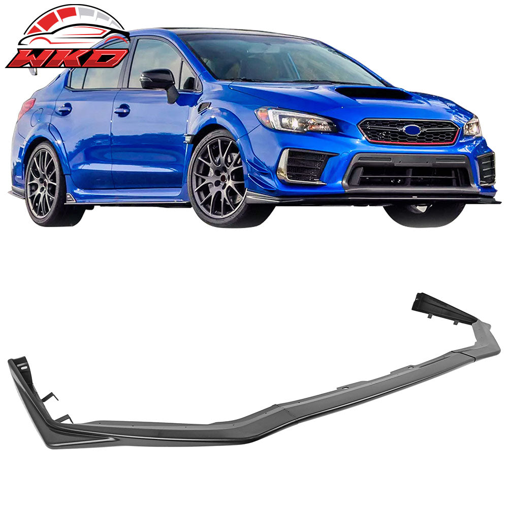 Fits 18-21 Subaru WRX STI Style Front Bumper Lip Chin Spoiler ABS Unpainted 3PCS