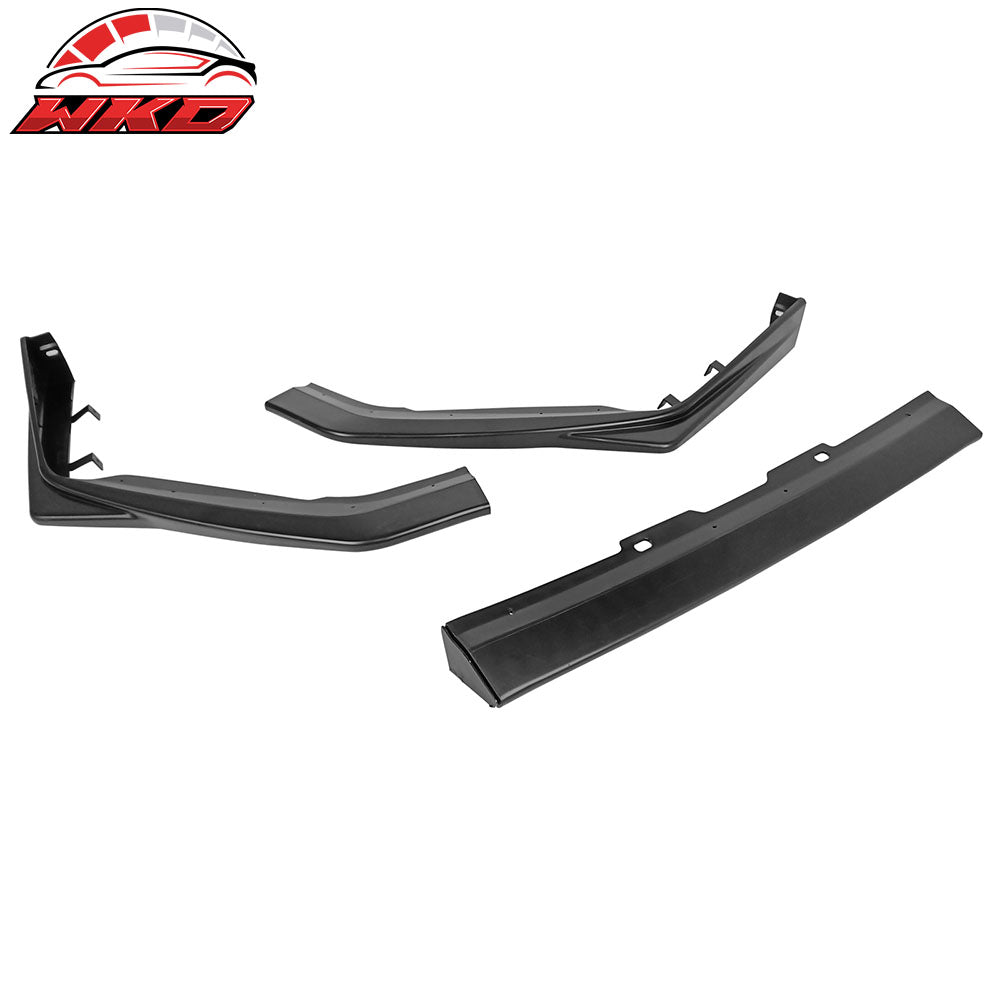Fits 18-21 Subaru WRX STI Style Front Bumper Lip Chin Spoiler ABS Unpainted 3PCS
