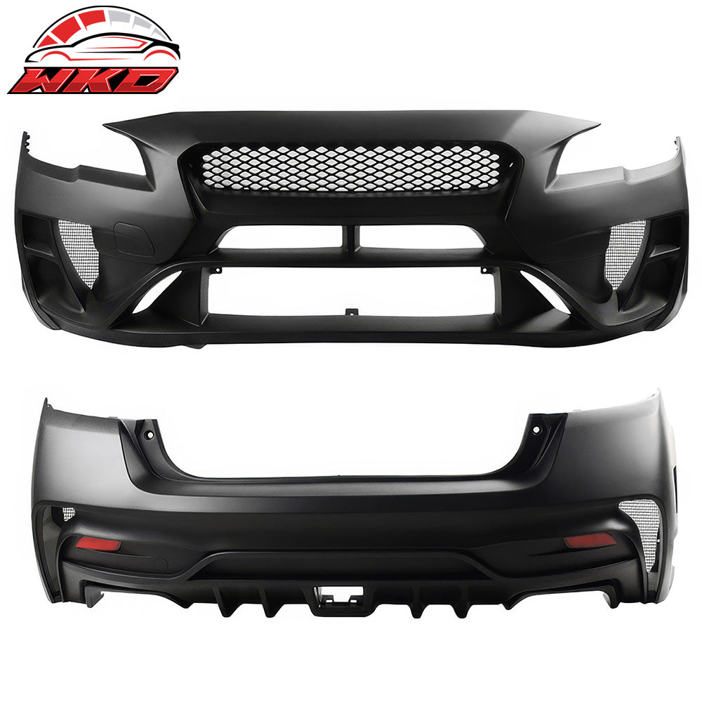 15-21 Subaru WRX STI Front + Rear Bumper Cover Varis Style Conversion Kit | Wholesale