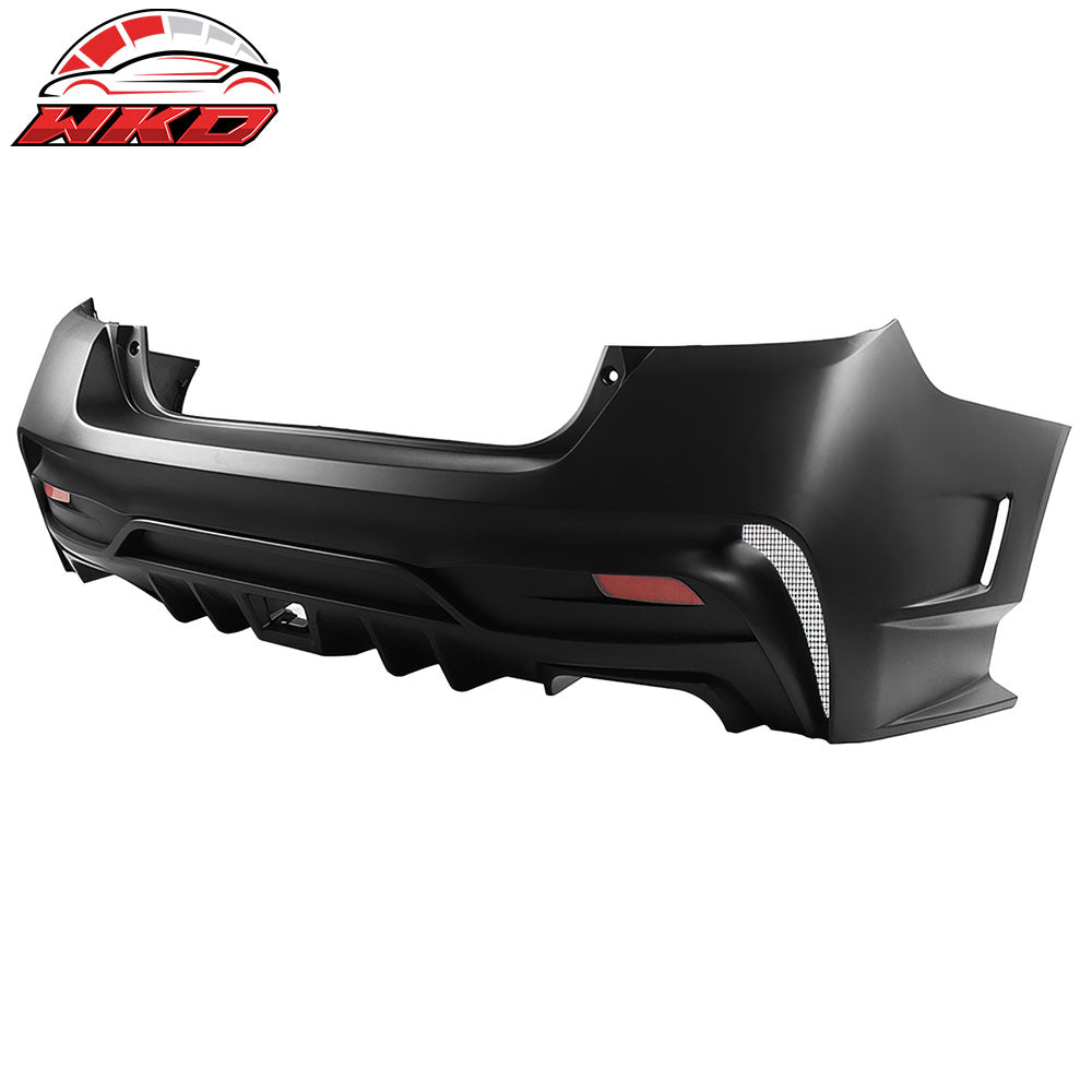 Fits 15-21 Subaru WRX STI Front + Rear Bumper Cover Varis Style Conversion Kit