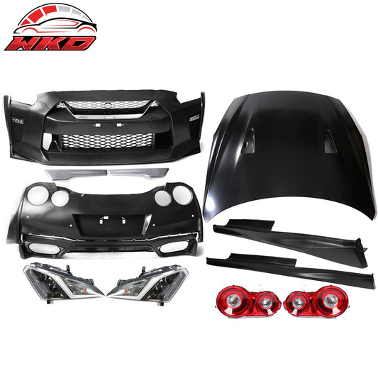 09-24 GTR Front & Rear Bumper & Hood & Side Skirts & Headlight & Tail Light | Wholesale