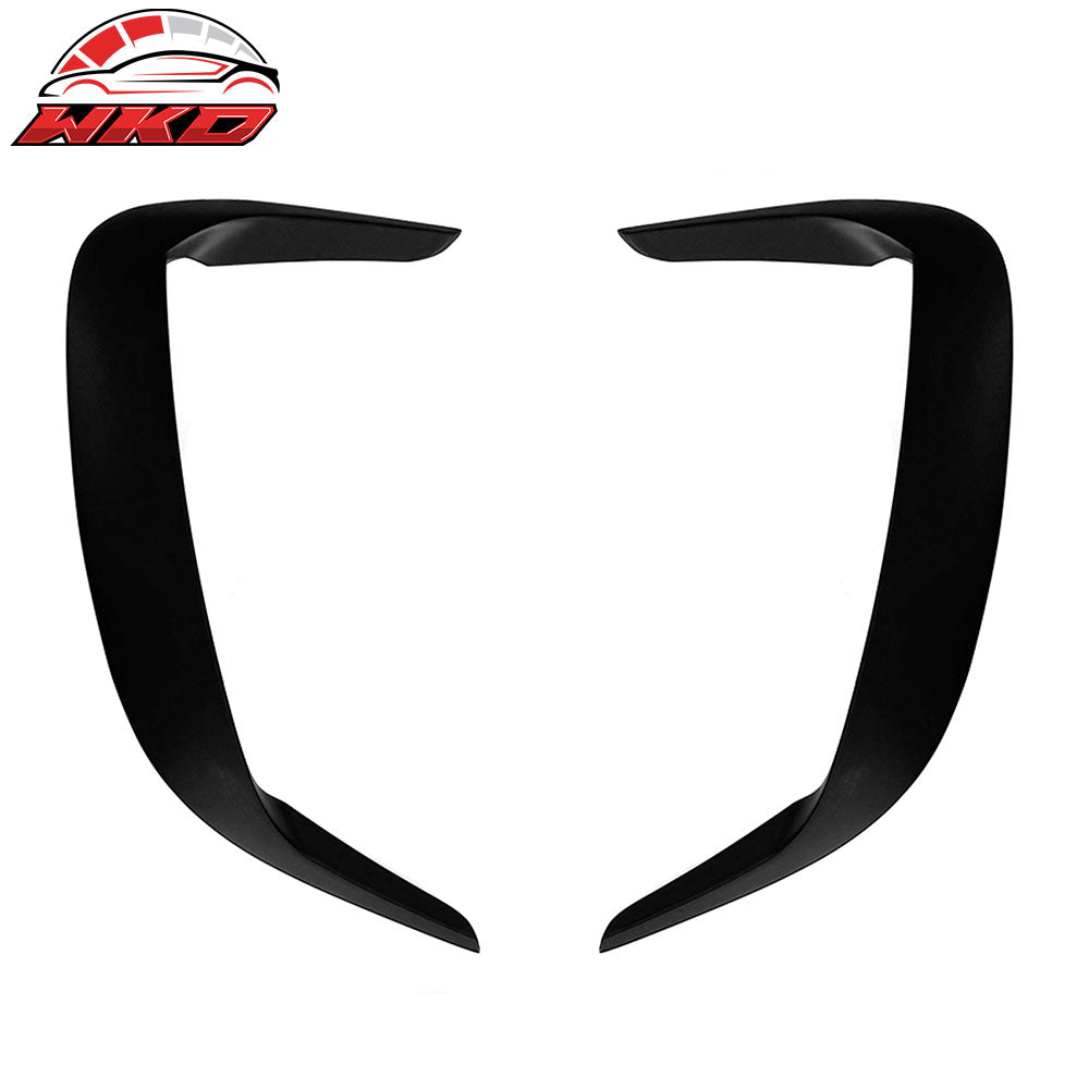 15-23 Dodge Charger IKON2 Style Front Side Fin Vents Cover Matte Black ABS | Wholesale