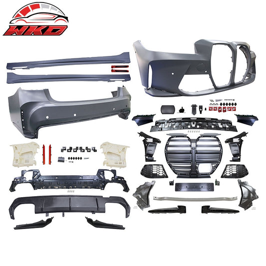 Wholesale For 23-26 G20 M340i Front/Rear Bumper Cover + Ambient Light Side Skirt(M3 Style)