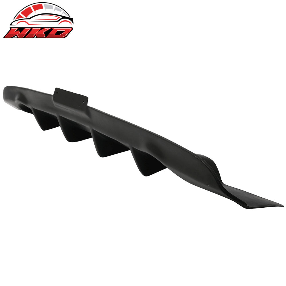 Fits 03-07 Infiniti G35 Coupe Ikon Aero 4Fin Rear Bumper Valance Add-On Diffuser