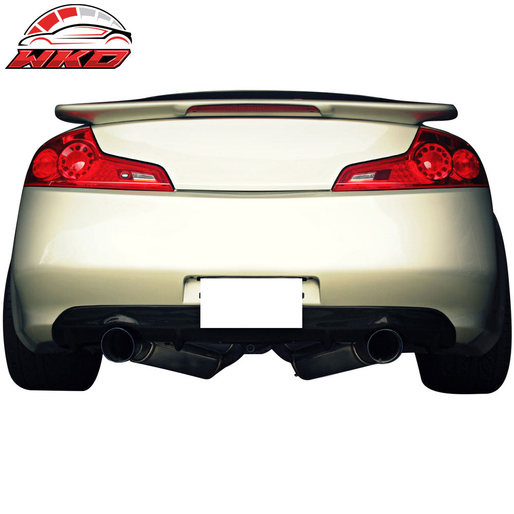 Fits 03-07 Infiniti G35 Coupe JDM NS Style Rear Bumper Valance Add-On Diffuser