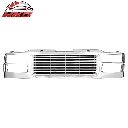 Wholesale 94-01 GMC C1500 C2500 C3500 Yukon Billet Chrome ABS Front Mesh Grille Cover