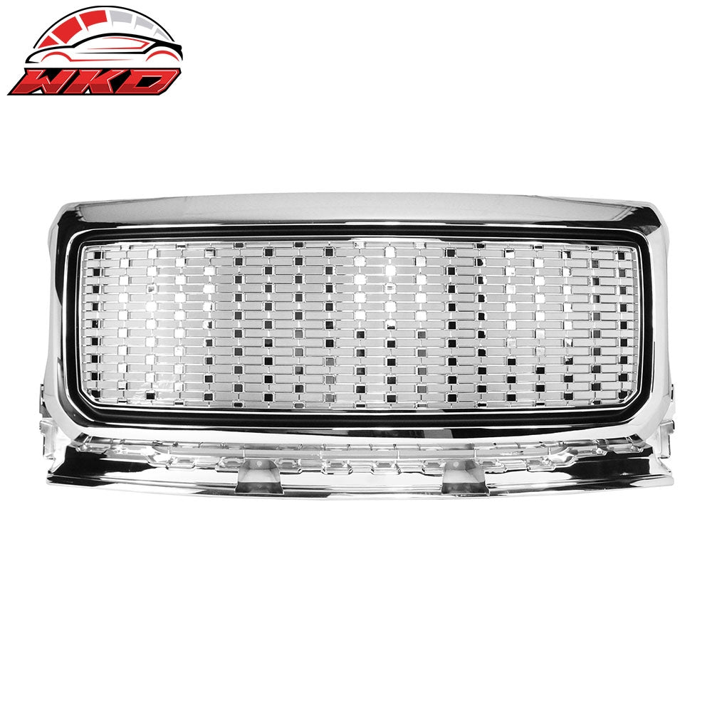 Wholesale 15-20 GMC Canyon Denali Style Front Bumper Hood Upper Insert Grille Chrome