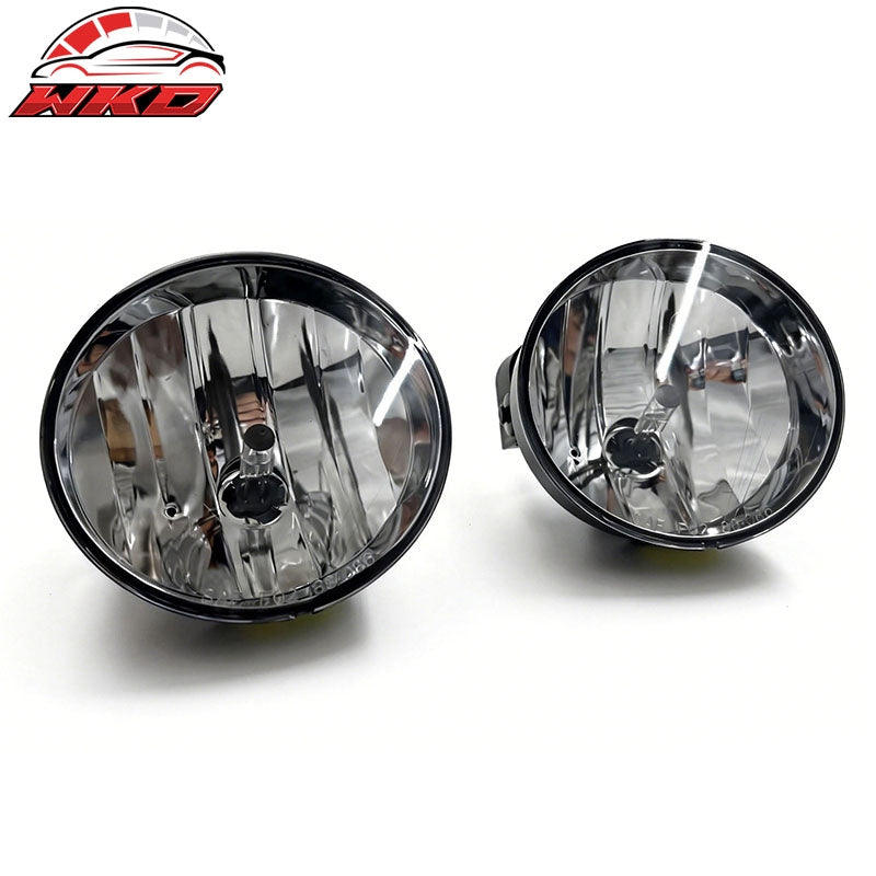 Fits 02-08 GMC Envoy Front Bumper Fog Lights Left Right Side Clear Lens Lamps