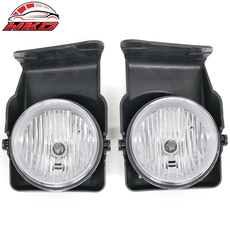 Wholesale 05-06 GMC Sierra 1500/2500 HD/3500 Fog Lights Black Housing Clear Lens Pair