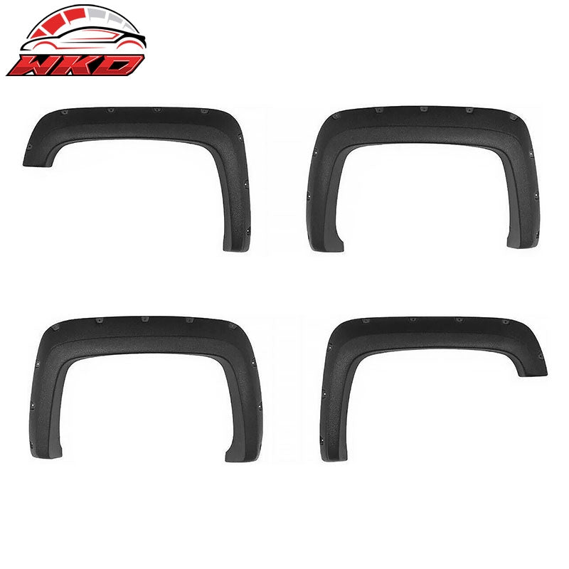 Wholesale 07-13 GMC Sierra 1500 69.3"/78.7"/97.6" Bed Rivet Pocket Style Fender Flare