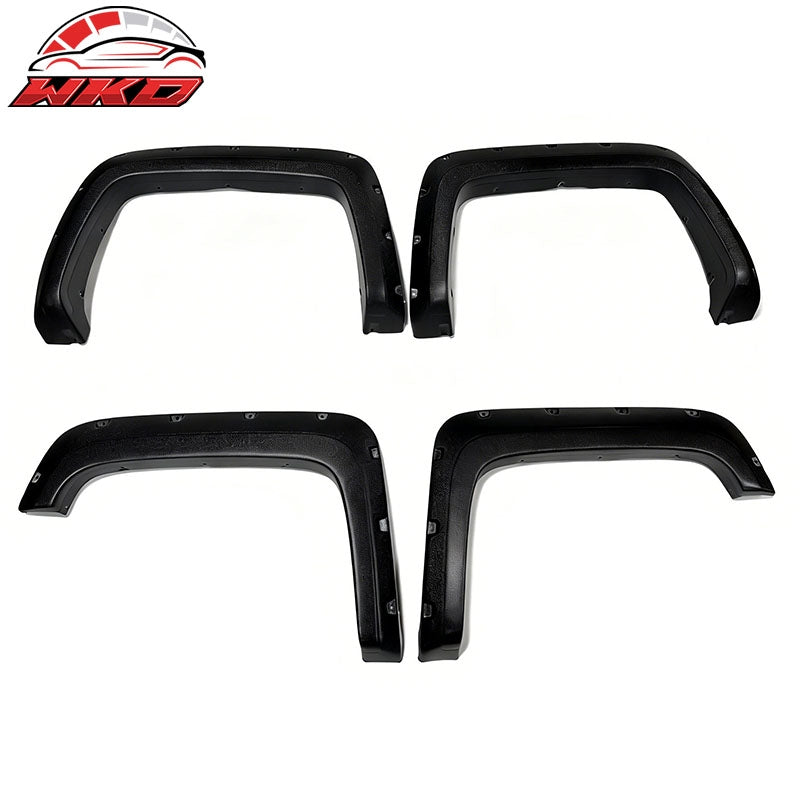 Fits 07-13 GMC Sierra 1500 69.3"/78.7"/97.6" Bed Rivet Pocket Style Fender Flare