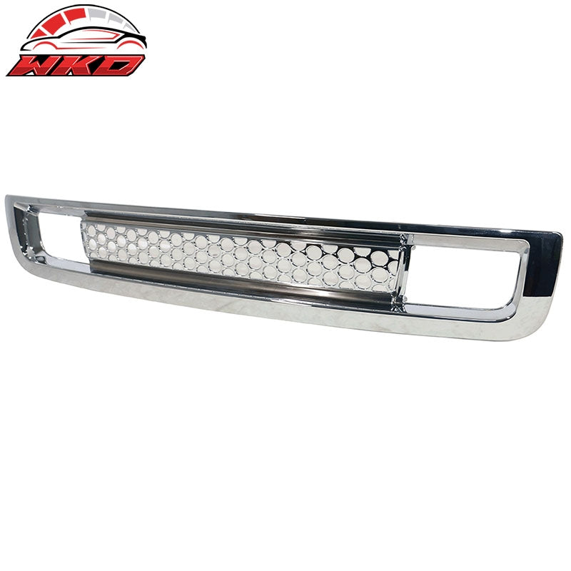 Fits 07-13 GMC Sierra 1500 Denali Chrome Front Bumper Lower Grille Grill ABS
