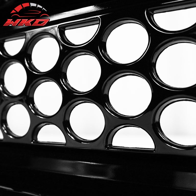 Fits 07-13 GMC Sierra 1500 Denali Front Bumper Lower Grille Grill Gloss Black
