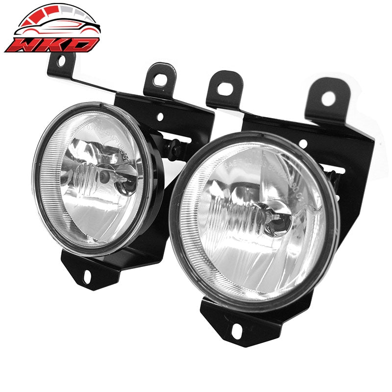 Fits 02-06 GMC Sierra 1500 Denali 92-99 Pontiac Bonneville Fog Lights Clear Lens