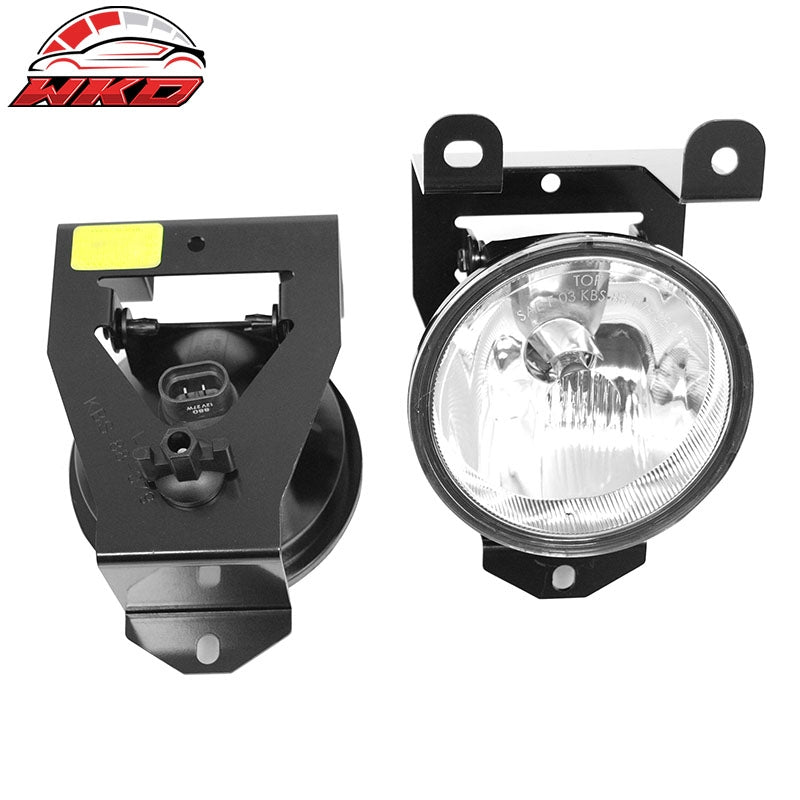 Fits 02-06 GMC Sierra 1500 Denali 92-99 Pontiac Bonneville Fog Lights Clear Lens