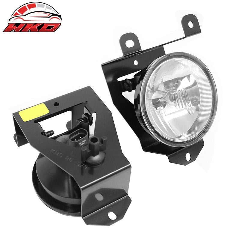 Fits 02-06 GMC Sierra 1500 Denali 92-99 Pontiac Bonneville Fog Lights Clear Lens