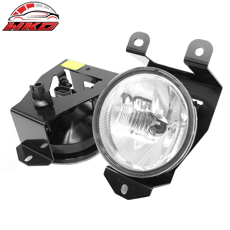 Fits 02-06 GMC Sierra 1500 Denali 92-99 Pontiac Bonneville Fog Lights Clear Lens