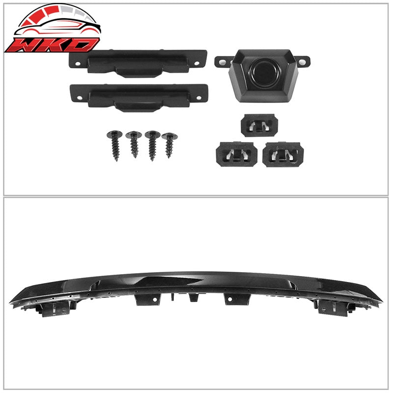 Fits 19-22 GMC Sierra 1500 Denali Style Upper Hood Grille Gloss Black