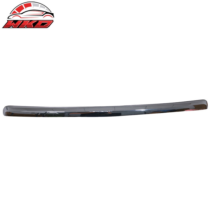 Fits 07-13 GMC Sierra 1500 Front Upper + Lower Grille + Hood Molding Gloss Black