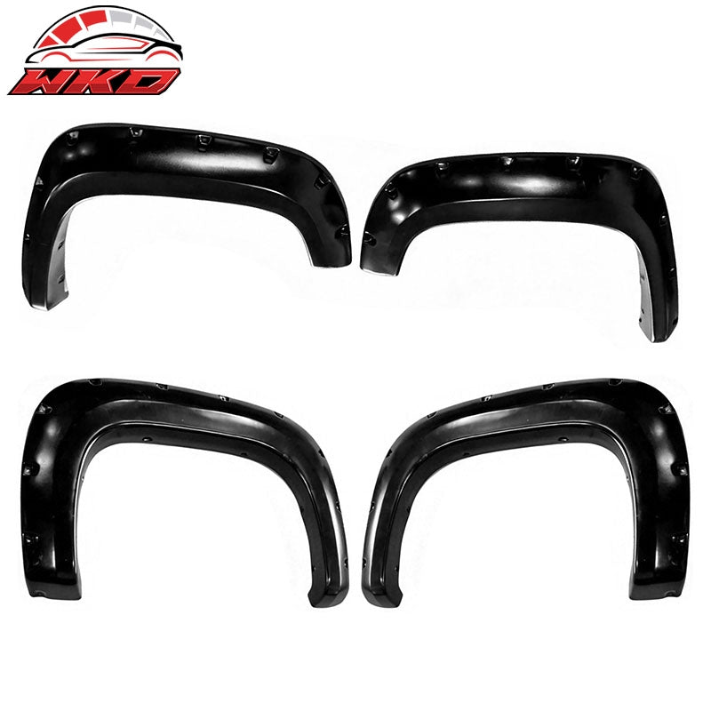 Wholesale 2007-2013 GMC Sierra 1500 78.7"/97.6" Pocket Rivet Bolt ABS Fender Flares