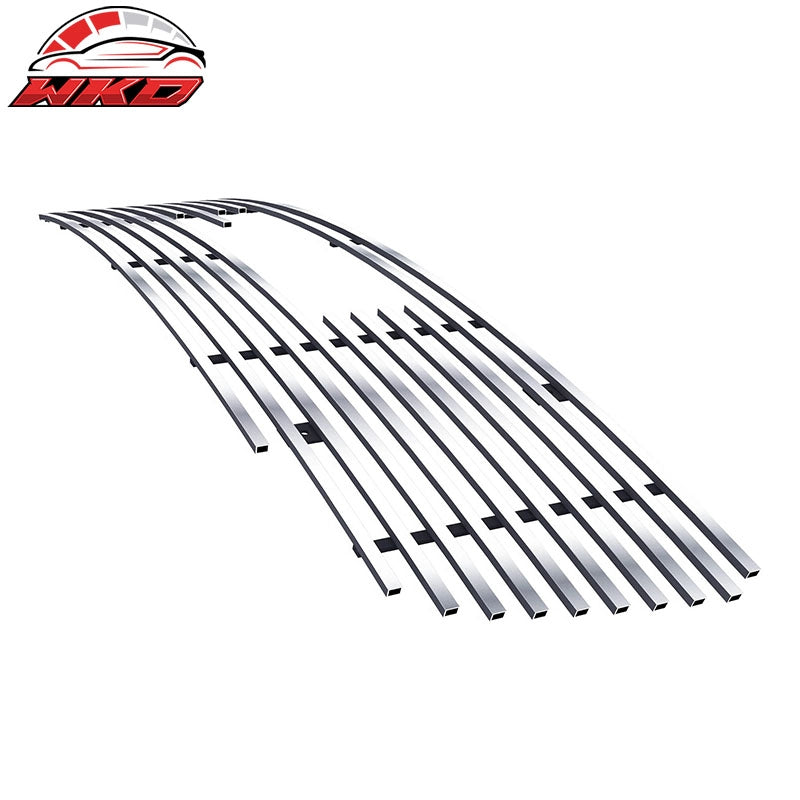Fits 2007-2013 GMC Sierra 2500/3500 HD Front Upper Billet Grille Insert Chrome