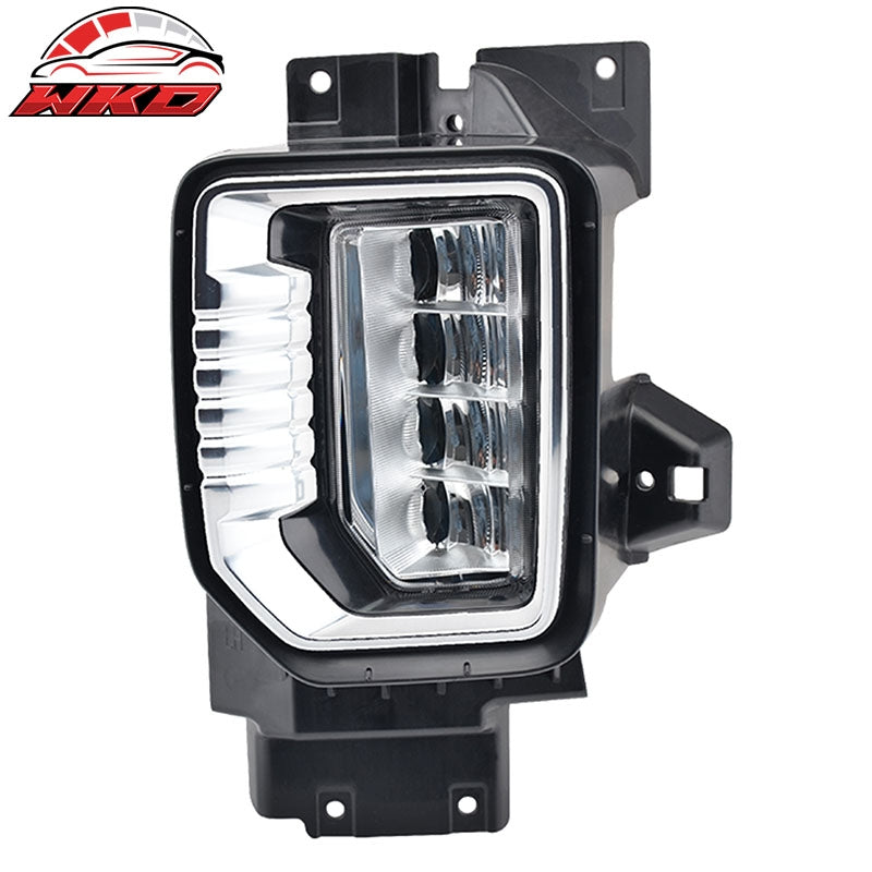 Fits 20-23 GMC Sierra 2500HD/3500HD Fog Lights Daytime Running Bumper LED Lamps