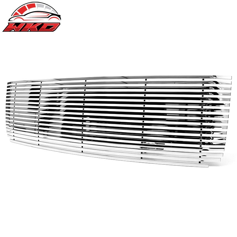 Fits 07-10 GMC Sierra Chrome Billet Front Grille Stainless Steel Replacement