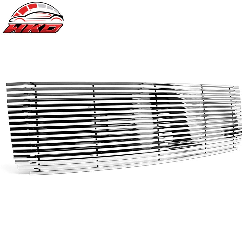 Fits 07-10 GMC Sierra Chrome Billet Front Grille Stainless Steel Replacement