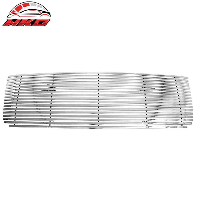 Fits 07-10 GMC Sierra Chrome Billet Front Grille Stainless Steel Replacement