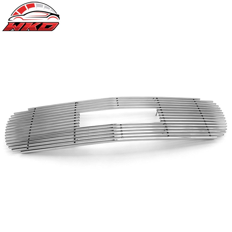 Fits 99-02 GMC Sierra Yukon & 02-06 Yukon XL Chrome Front Bumper Upper Grille