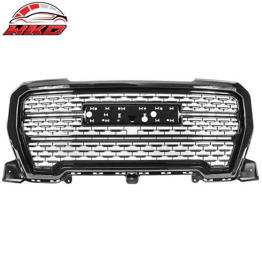 Wholesale 19-21 GMC Sierra 1500 Denali Style Front Bumper Upper Grille Gloss Black