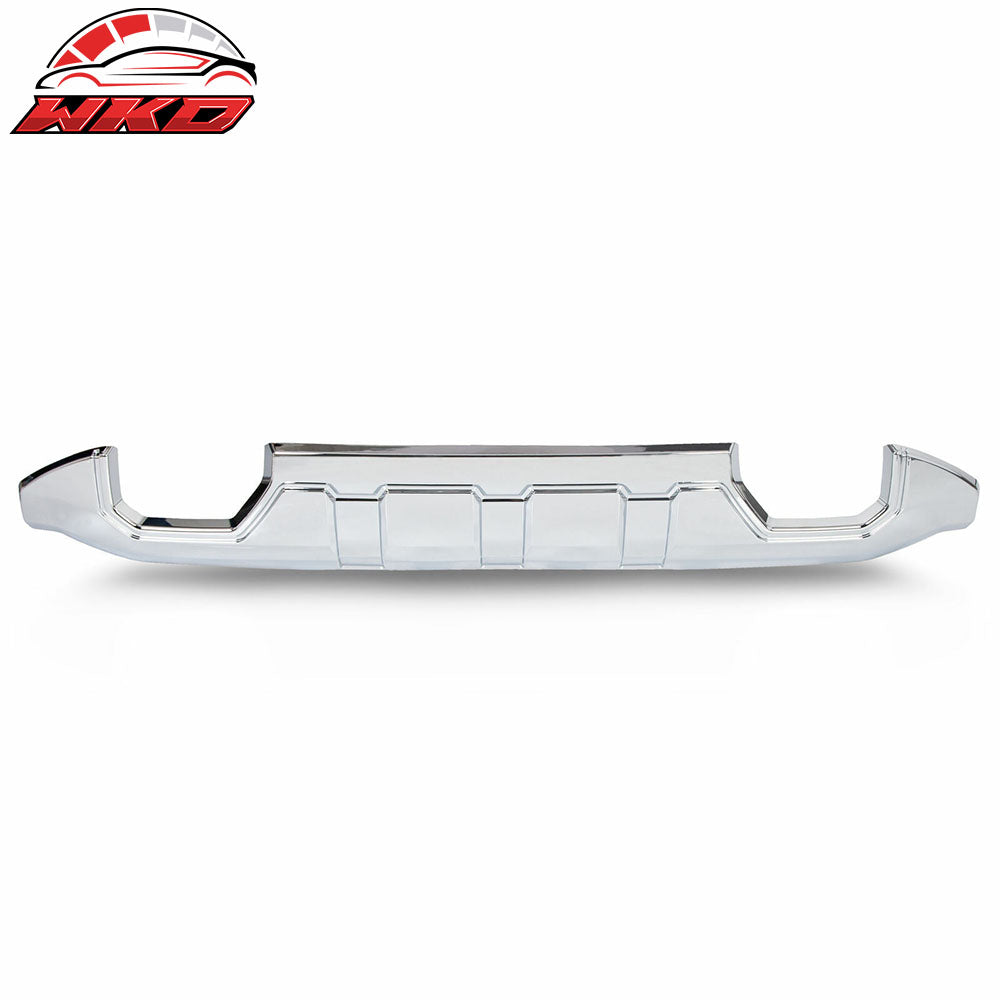 Fits 16-18 GMC Sierra 1500 Chrome Front Bumper Impact Bar Skid Plate Panel Cover