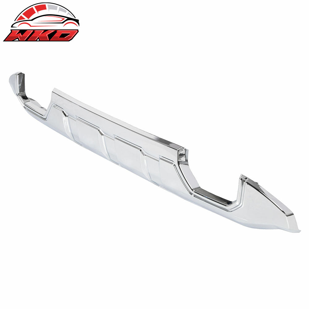 Fits 16-18 GMC Sierra 1500 Chrome Front Bumper Impact Bar Skid Plate Panel Cover