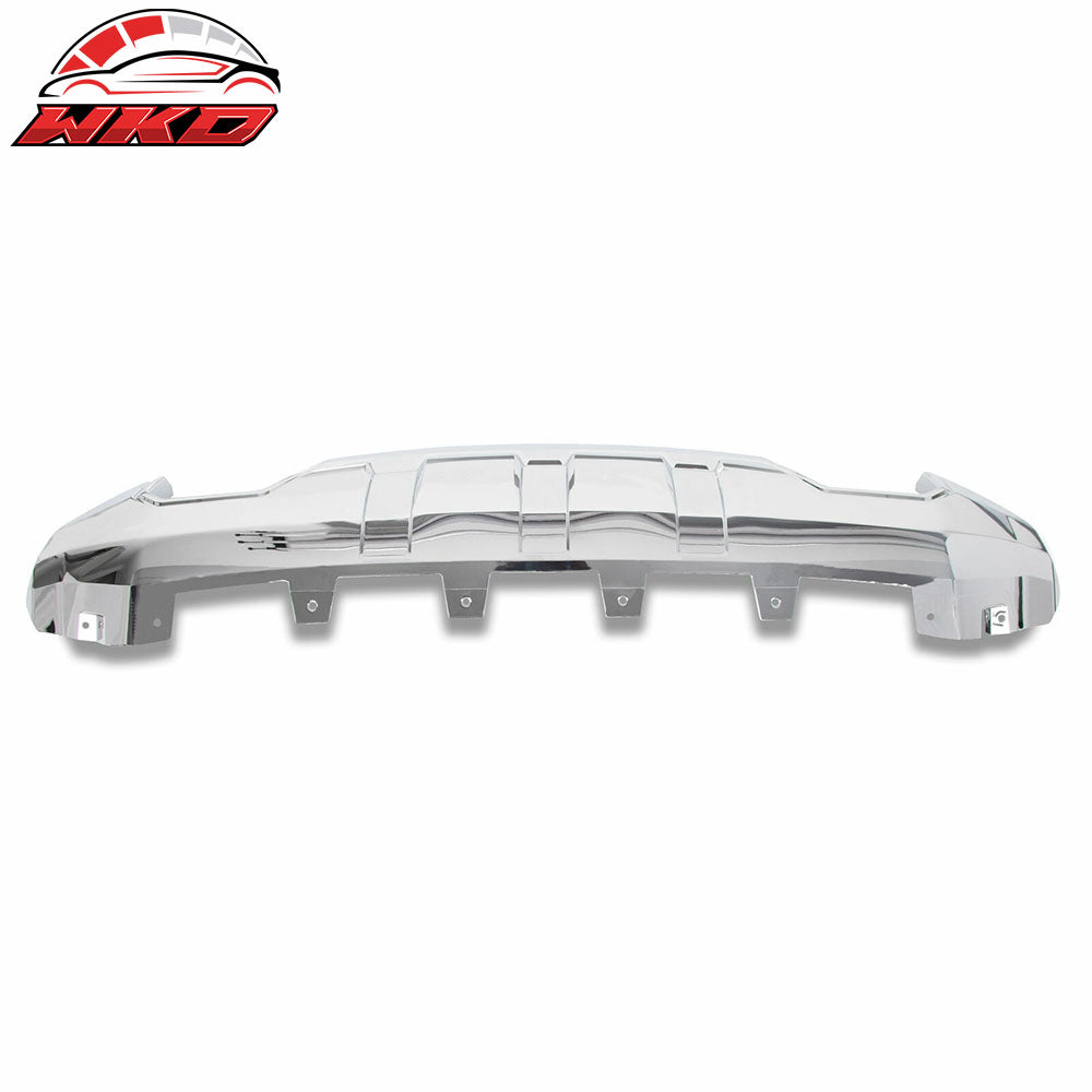 Fits 16-18 GMC Sierra 1500 Chrome Front Bumper Skid Plate Protective Armor