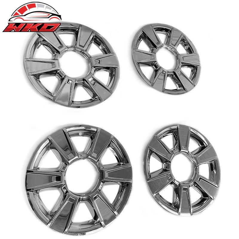 Fits 10-13 GMC Terrain Chrome 17 Inch Wheel Covers Hub Caps Rim 4-Piece Set