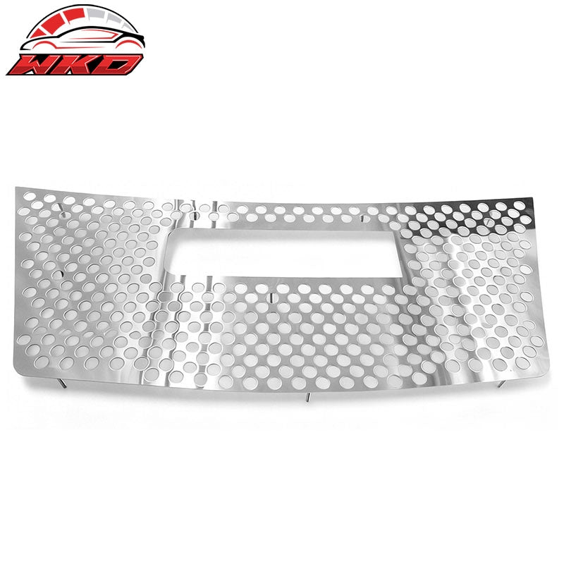 Wholesale 2010-2015 GMC Terrain Round Punch Style Front Upper Grille Insert Chrome