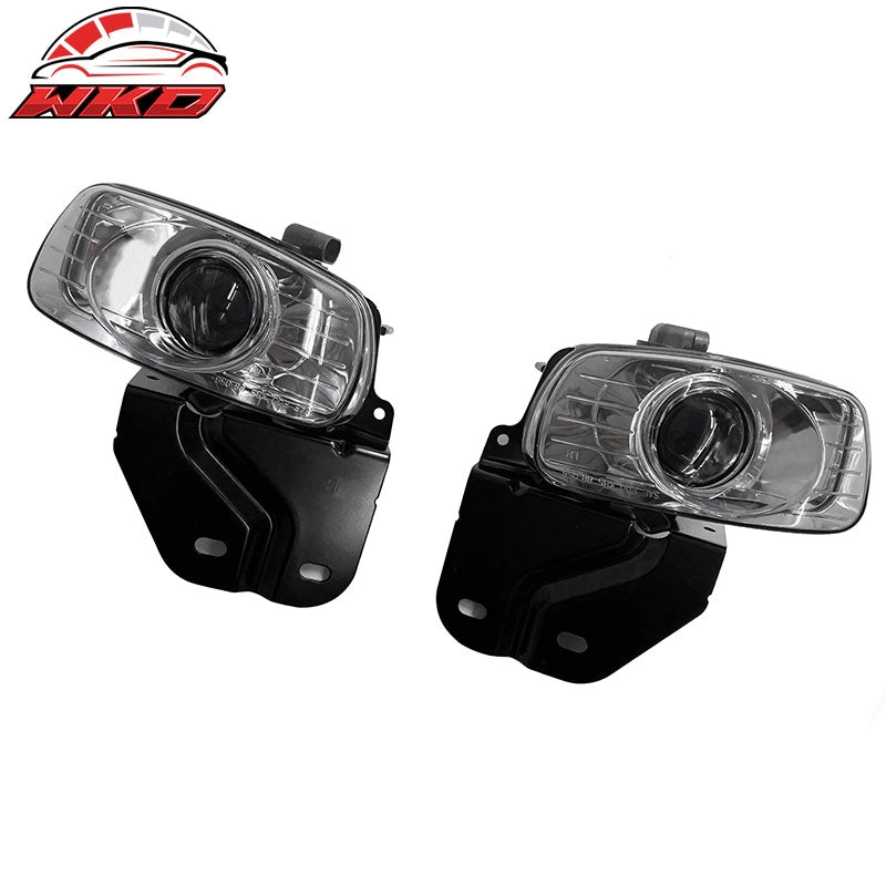 Fits 99-00 GMC Yukon Denali & Cadillac Escalade Fog Lights W/Wiring Clear Lens