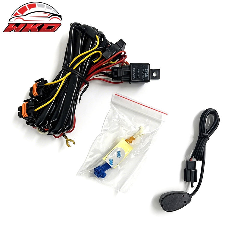 Fits 99-00 GMC Yukon Denali & Cadillac Escalade Fog Lights W/Wiring Clear Lens