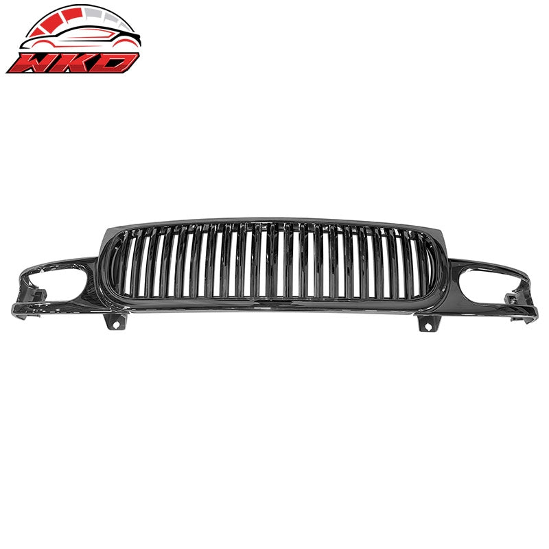 Wholesale 00-06 GMC Yukon Front Bumper Upper Grille Chrome ABS Grill - Vertical Style