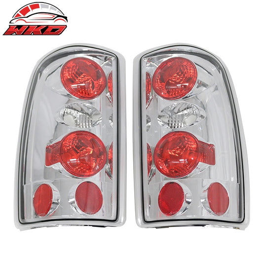 Wholesale 00-06 GMC Yukon XL 1500/2500 Tail Lights Rear Brake Lamps Chrome Housing