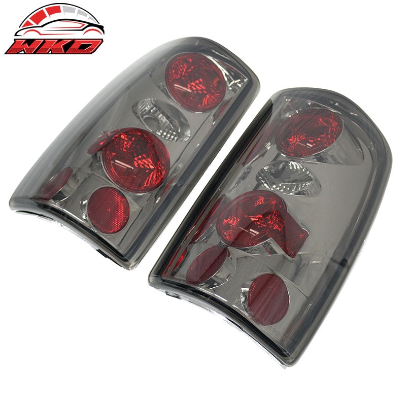 Fits 00-06 GMC Yukon XL 1500/2500 Tail Lights Rear Brake Lamps Smoke Housing