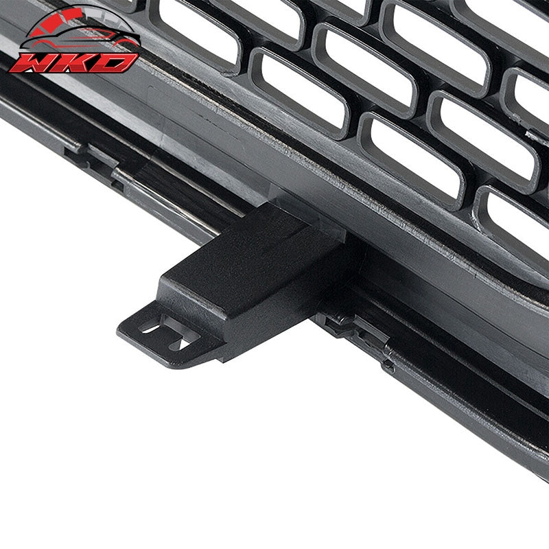 Fits 15-20 GMC Yukon XL Denali Front Upper Bumper Hood Grille Grill Black ABS