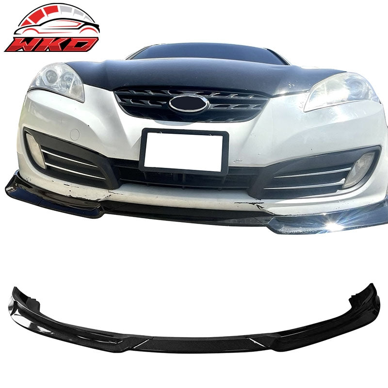 Wholesale 10-12 Genesis Coupe KS PP Front Bumper Lip Chin Spoiler Carbon Fiber Print - Wikond Auto