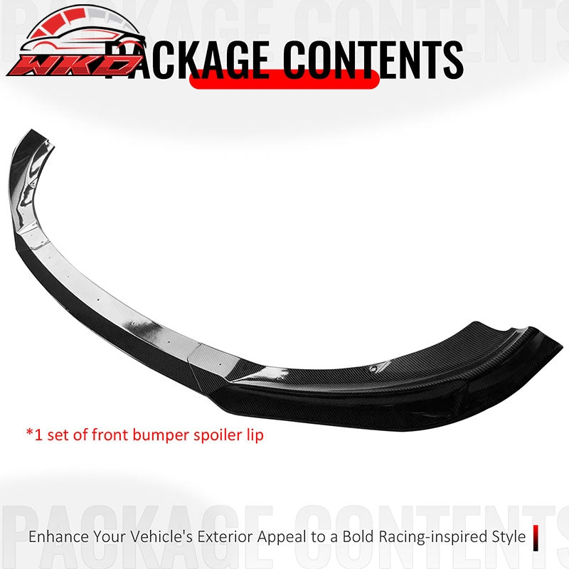Wholesale 13-16 Genesis Coupe KS PP Front Bumper Lip Chin Spoiler Carbon Fiber Print - Wikond Auto