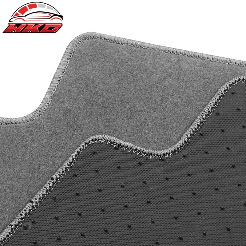 Fits 19-26 Genesis G70 Gray Floor Mats Front Back Row Carpets Nylon 4PC Set