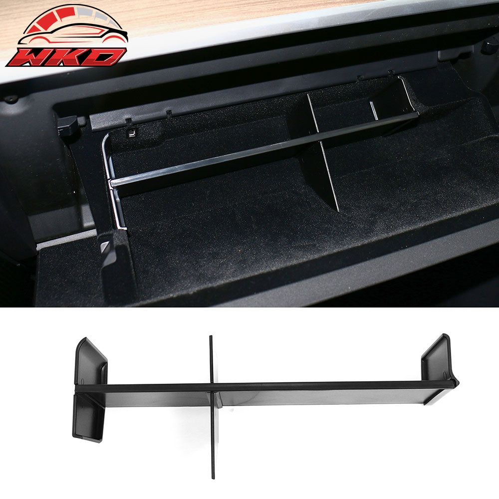 For 17-21 Tesla Model Y 3 Black Glove Box Organizer Partition Plate Accessory PP