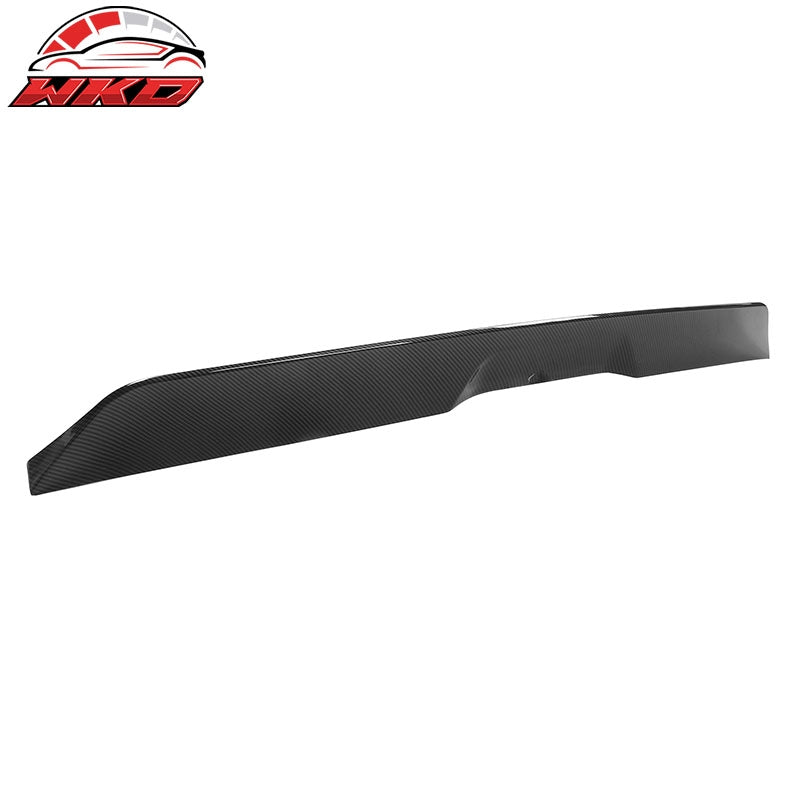 Fits 14-22 Grand Cherokee DuckBill ABS Add-on Trunk Spoiler Carbon Fiber Print